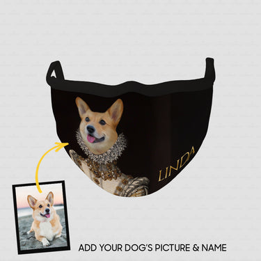 Personalized Dog Gift Idea - Royal Dog's Portrait 69 For Dog Lovers - Cloth Mask